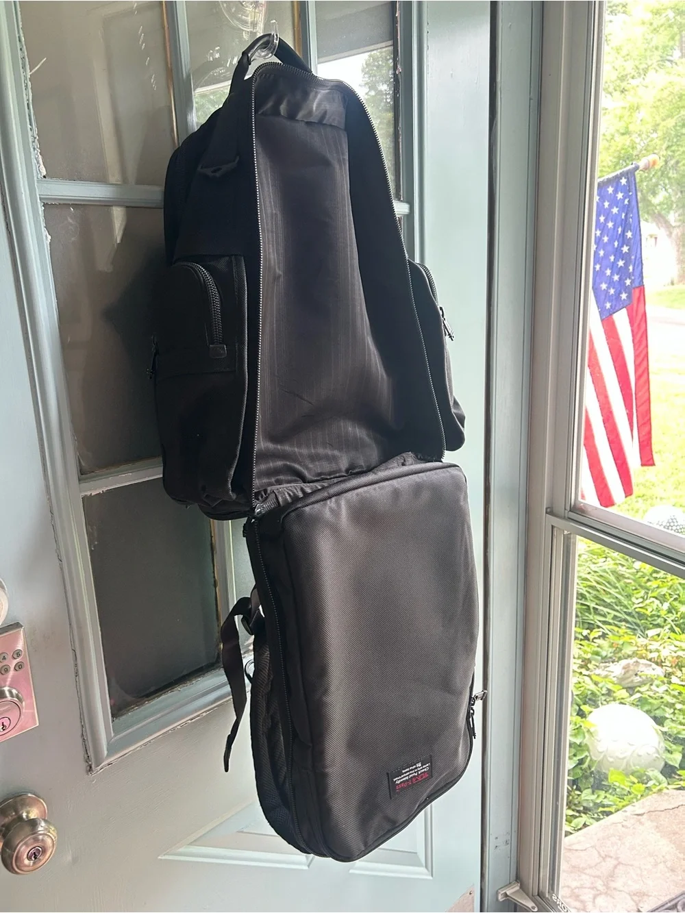 Tumi ALPHA Bravo 3 Brief Pack Backpack Laptop Safe Travel Office Men's Black